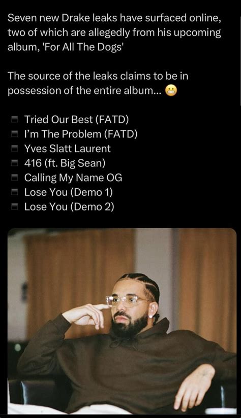 drake leak reddit|drake leaked songs reddit.